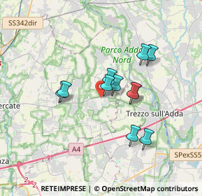 Mappa Via G.Matteotti, 20874 Busnago MB, Italia (2.74364)