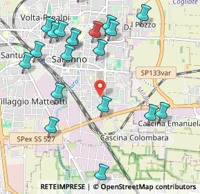 Mappa 21042 Saronno VA, Italia (1.2135)