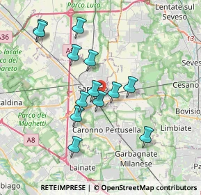 Mappa 21042 Saronno VA, Italia (3.37308)