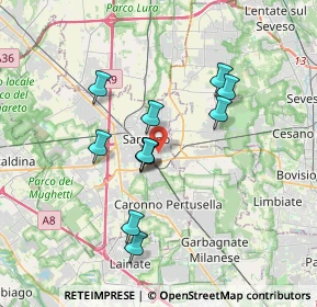 Mappa 21042 Saronno VA, Italia (2.99636)