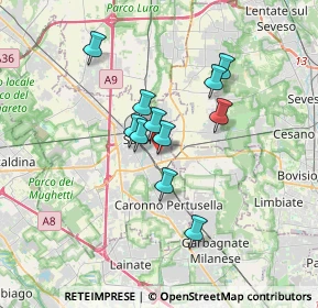 Mappa 21042 Saronno VA, Italia (2.61273)