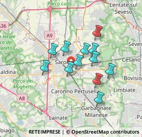 Mappa 21042 Saronno VA, Italia (2.65583)