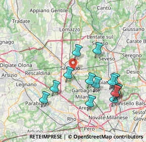 Mappa 21042 Saronno VA, Italia (7.78214)