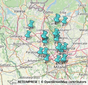Mappa 21042 Saronno VA, Italia (11.8765)