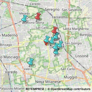 Mappa Via Enrico Toti, 20832 Desio MB, Italia (1.34727)