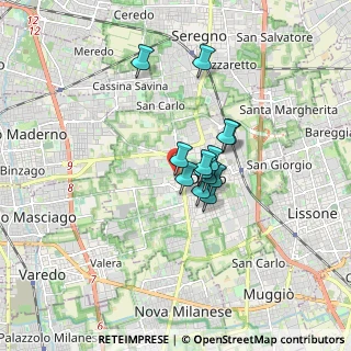 Mappa Via Enrico Toti, 20832 Desio MB, Italia (1.06846)