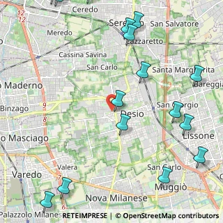 Mappa Via Enrico Toti, 20832 Desio MB, Italia (3.07)