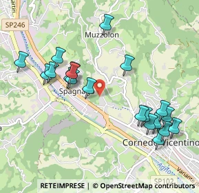 Mappa Via G. Deledda, 36073 Cornedo Vicentino VI, Italia (1.0555)