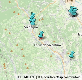 Mappa Via G. Deledda, 36073 Cornedo Vicentino VI, Italia (5.57364)