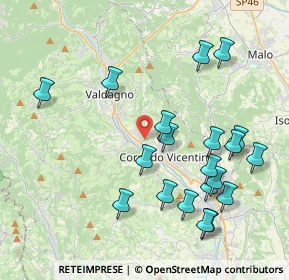 Mappa Via G. Deledda, 36073 Cornedo Vicentino VI, Italia (4.335)