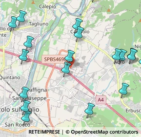 Mappa Via Carlo Cattaneo, 25036 Palazzolo sull'Oglio BS, Italia (2.864)