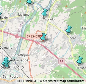 Mappa Via Carlo Cattaneo, 25036 Palazzolo sull'Oglio BS, Italia (3.40182)