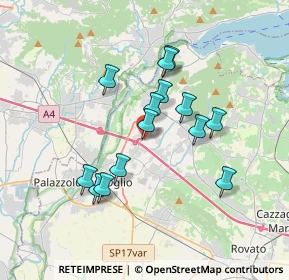 Mappa Via Carlo Cattaneo, 25036 Palazzolo sull'Oglio BS, Italia (3.01857)