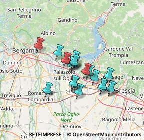 Mappa Via Carlo Cattaneo, 25036 Palazzolo sull'Oglio BS, Italia (10.10421)