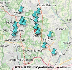 Mappa Via Roggia Traversi, 20033 Desio MB, Italia (3.50529)