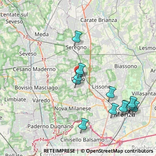 Mappa Via Roggia Traversi, 20033 Desio MB, Italia (4.5925)