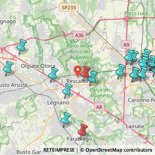 Mappa Via S. Francesco, 20027 Rescaldina MI, Italia (5.8315)