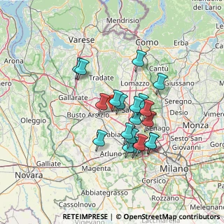 Mappa Via S. Francesco, 20027 Rescaldina MI, Italia (11.2625)