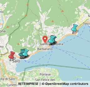 Mappa Via di Clune, 25083 Gardone Riviera BS, Italia (1.84917)