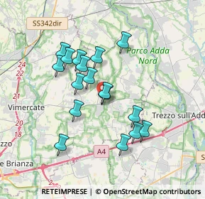 Mappa Via delle Industrie, 20883 Mezzago MB, Italia (3.03176)