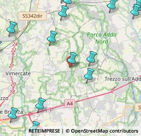 Mappa Via delle Industrie, 20883 Mezzago MB, Italia (6.38412)