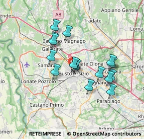 Mappa Via Luigi Maino, 21052 Busto Arsizio VA, Italia (5.93313)
