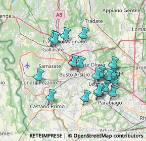 Mappa Via Luigi Maino, 21052 Busto Arsizio VA, Italia (6.8365)