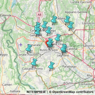 Mappa Via Luigi Maino, 21052 Busto Arsizio VA, Italia (6.22375)