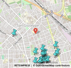 Mappa Via Luigi Maino, 21052 Busto Arsizio VA, Italia (0.757)