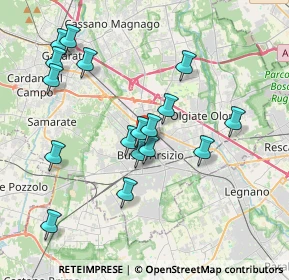 Mappa Via Luigi Maino, 21052 Busto Arsizio VA, Italia (3.75353)
