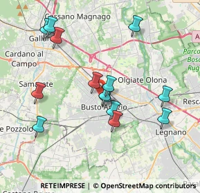 Mappa Via Luigi Maino, 21052 Busto Arsizio VA, Italia (3.69357)