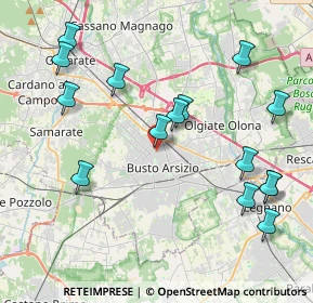 Mappa Via Luigi Maino, 21052 Busto Arsizio VA, Italia (4.54667)