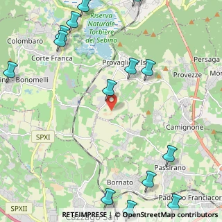 Mappa Via Fosche, 25050 Provaglio d'Iseo BS, Italia (3.16714)