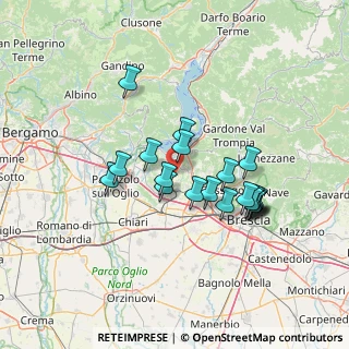 Mappa Via Fosche, 25050 Provaglio d'Iseo BS, Italia (11.952)