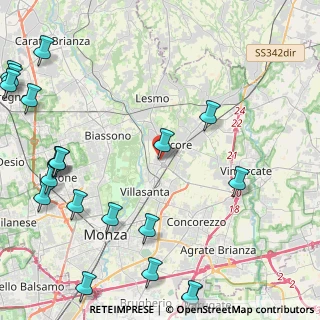 Mappa Strada Provinciale, 20855 Villasanta MB, Italia (6.418)