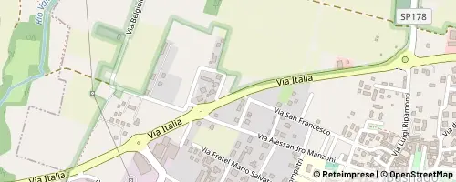Mappa Busnago