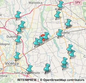 Mappa Viale dell'Industria e dell'Artigianato, 35010 Carmignano di Brenta PD, Italia (9.363)