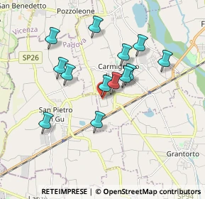 Mappa Viale dell'Industria e dell'Artigianato, 35010 Carmignano di Brenta PD, Italia (1.58308)