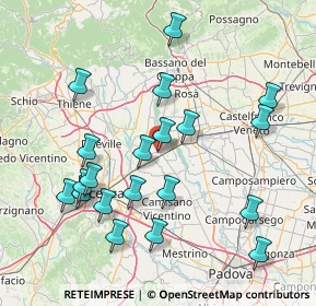 Mappa Viale dell'Industria e dell'Artigianato, 35010 Carmignano di Brenta PD, Italia (16.4035)