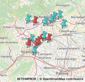 Mappa Viale dell'Industria e dell'Artigianato, 35010 Carmignano di Brenta PD, Italia (11.21929)