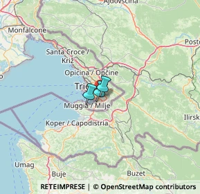 Mappa Via Sergio Forti, 34148 Trieste TS, Italia (52.78538)