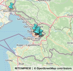 Mappa Via Sergio Forti, 34147 Trieste TS, Italia (22.59818)