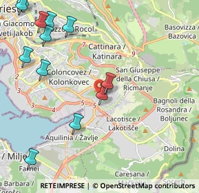 Mappa Via Sergio Forti, 34147 Trieste TS, Italia (2.75083)