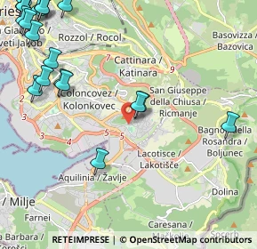 Mappa Via Sergio Forti, 34147 Trieste TS, Italia (3.2415)