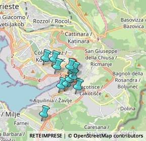 Mappa Via Sergio Forti, 34148 Trieste TS, Italia (1.19455)