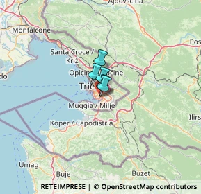 Mappa Trieste, 34148 Trieste TS, Italia (33.11455)