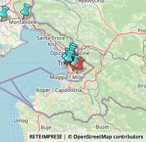 Mappa Trieste, 34148 Trieste TS, Italia (18.69071)