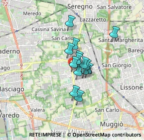 Mappa Via Raffaele Cadorna, 20832 Desio MB, Italia (0.97714)
