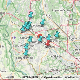 Mappa Via Fiume, 21052 Busto Arsizio VA, Italia (6.63071)
