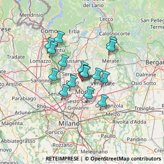 Mappa Via Daniele Manin, 20851 Lissone MB, Italia (10.36188)